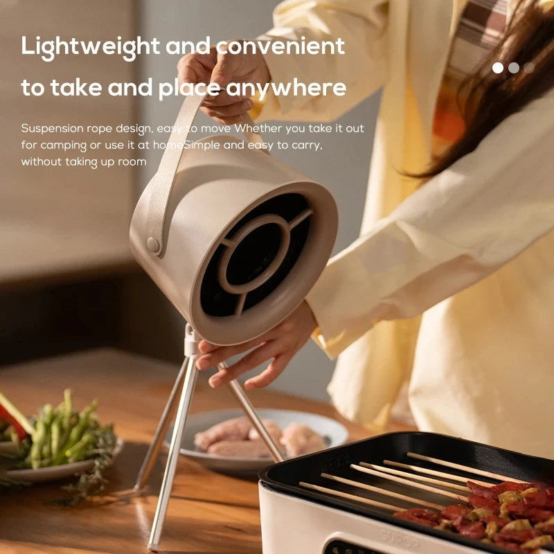 SmartBreeze Pro - Tragbare Dunstabzugshaube mit starker Saugkraft