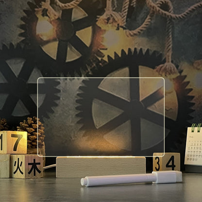 LED-Notiztafel – USB-Licht-Nachrichtenlampe mit Stift