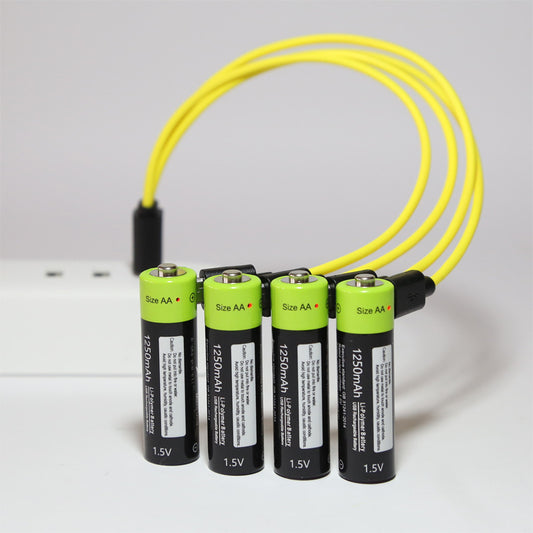 USB-Wiederaufladbare 1,5 V-Lithium-Akkus