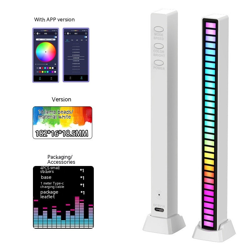 Dynamische RGB-Lichtleiste mit Soundsteuerung