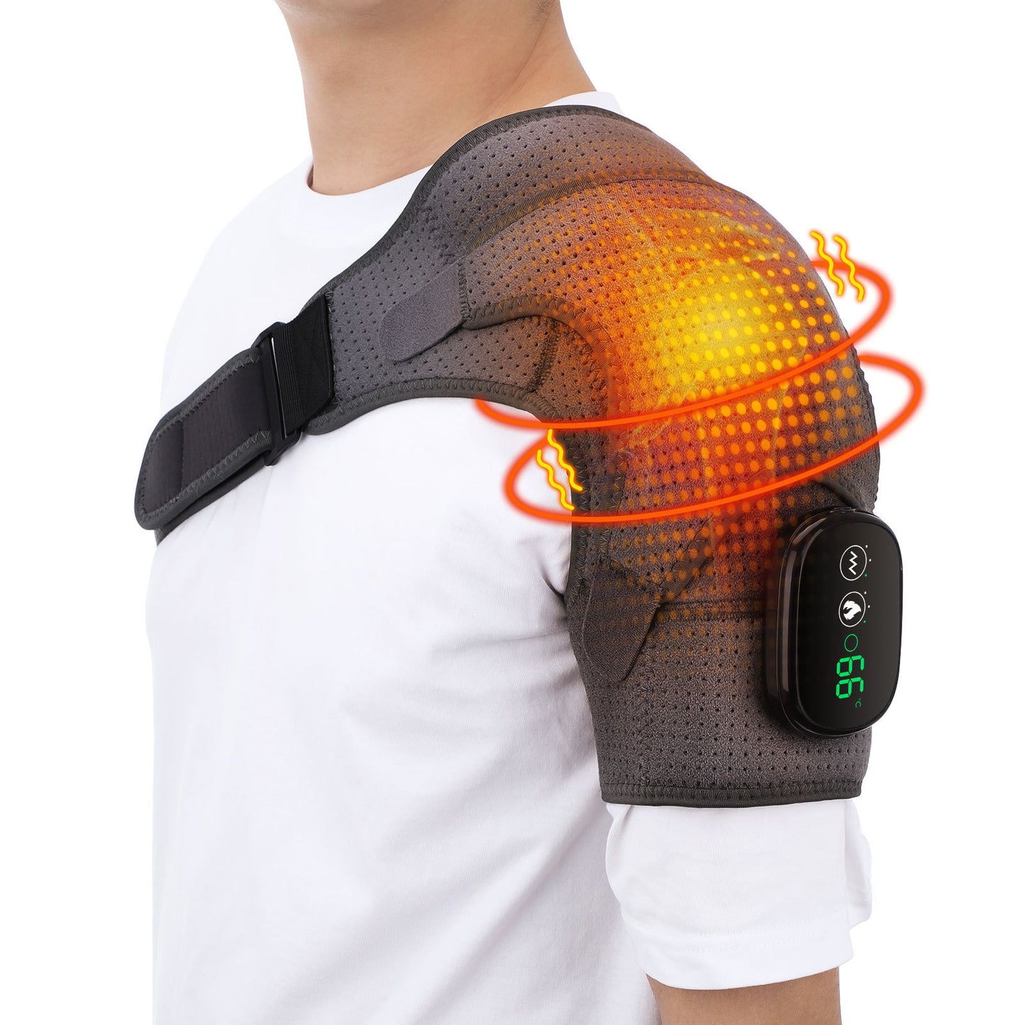 Elektrisches Schultermassagegerät mit Heizfunktion