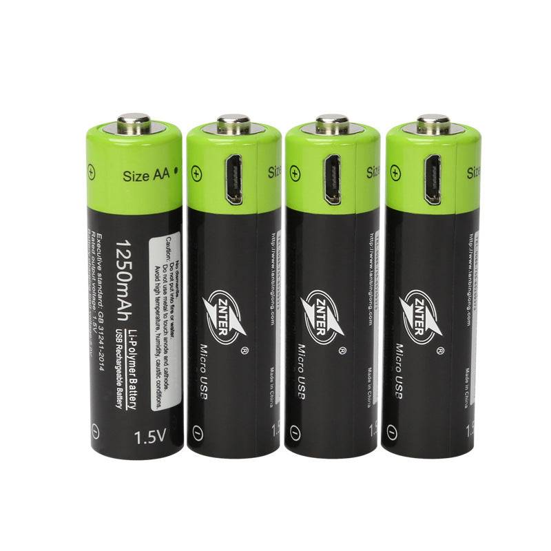 USB-Wiederaufladbare 1,5 V-Lithium-Akkus
