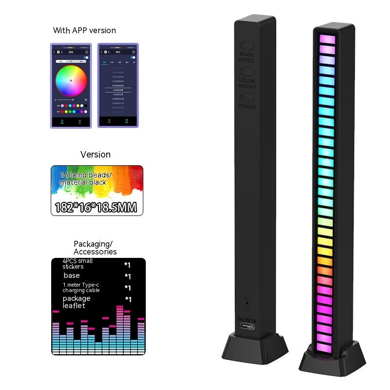 Dynamische RGB-Lichtleiste mit Soundsteuerung