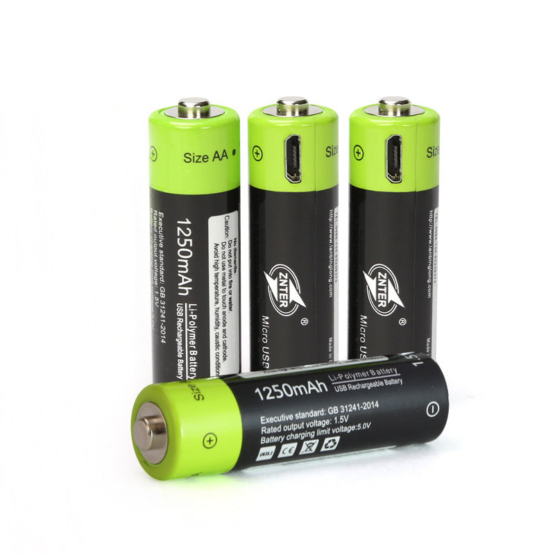 USB-Wiederaufladbare 1,5 V-Lithium-Akkus