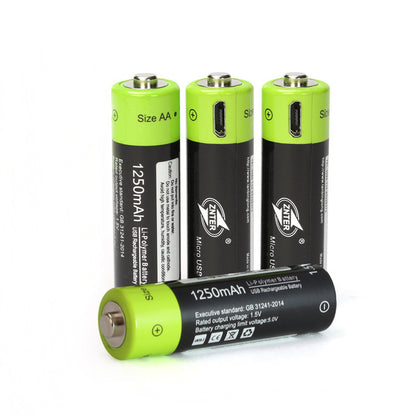 USB-Wiederaufladbare 1,5 V-Lithium-Akkus