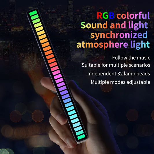 Dynamische RGB-Lichtleiste mit Soundsteuerung