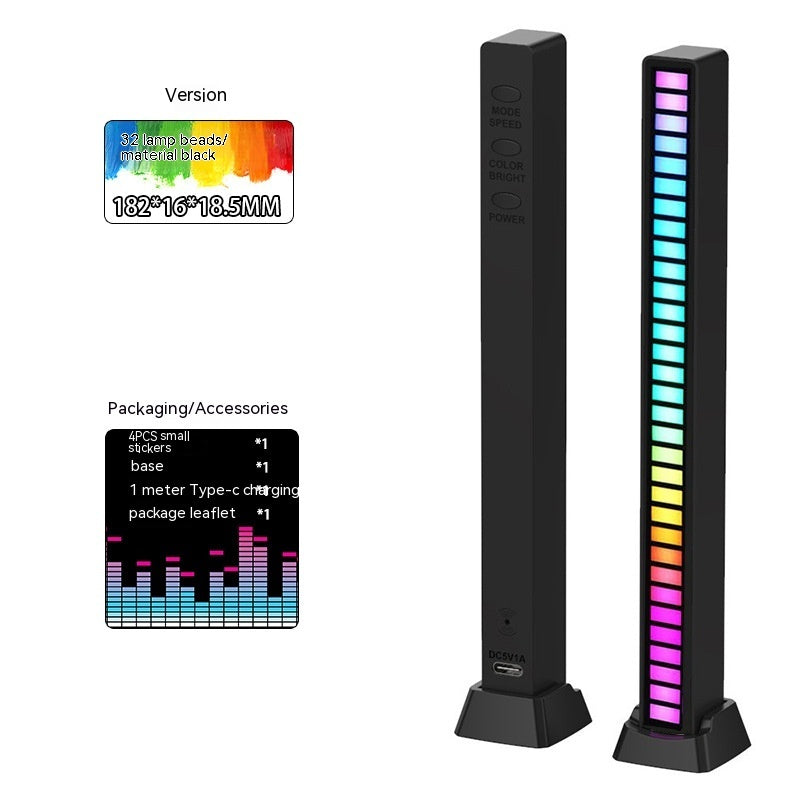 Dynamische RGB-Lichtleiste mit Soundsteuerung