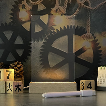 LED-Notiztafel – USB-Licht-Nachrichtenlampe mit Stift